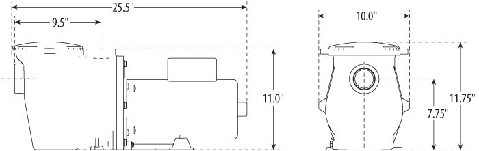 Champion High Performance Pump Dimensions